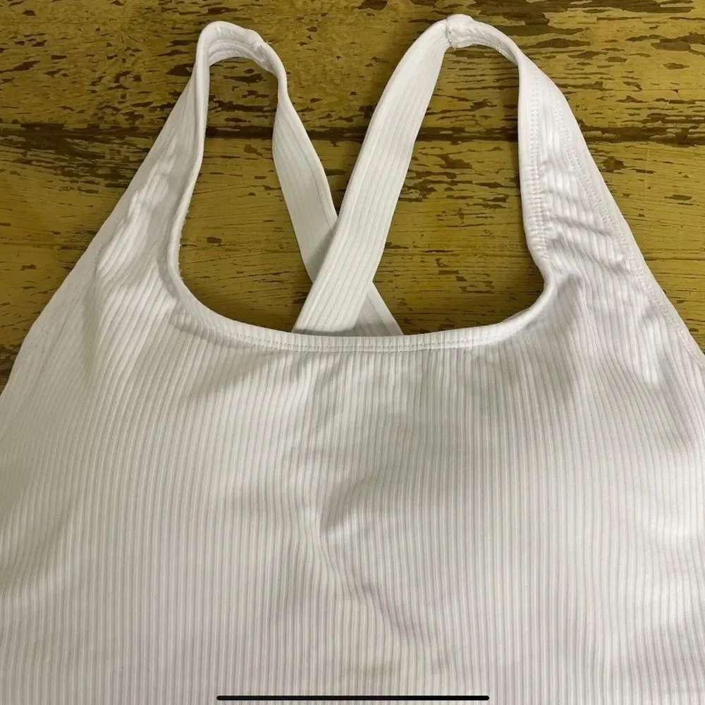 NWT Sz XXL Andie The Tulum *Ribbed* One Piece Swimsuit White